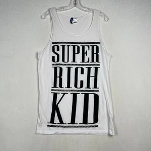 H&M Divided "Super Rich Kid" Men's Sleeveless Shirt‎ SMALL